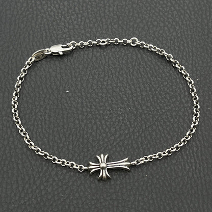 Adjustable cross bracelet