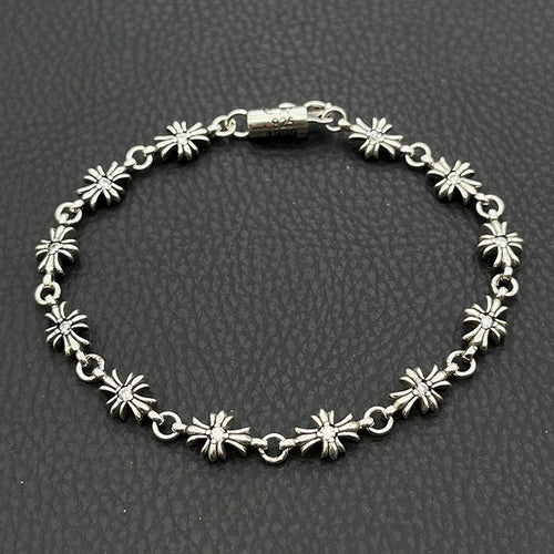 Cross flower dice bracelet jewelry